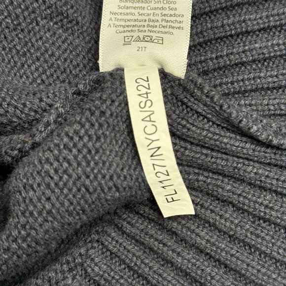 Free Assembly Women’s Sweater Small Fair Isle Turtleneck Geometric Cotton Wool - Picture 7 of 10